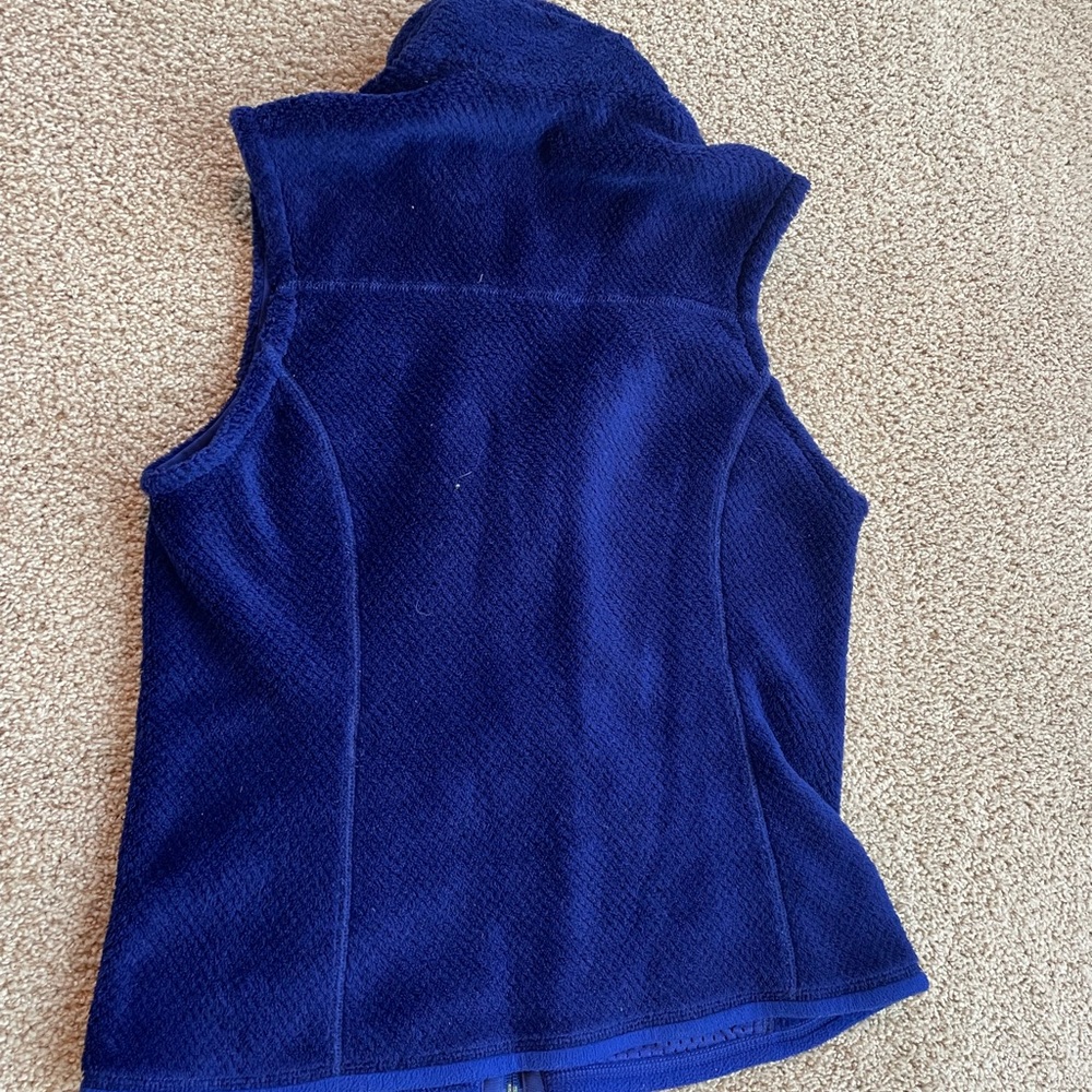 Patagonia blue fleece vest